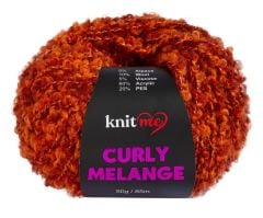 KnitMe Curly Melange Tarçın - KCM58