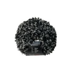 KnitMe Curly Melange Gri Siyah