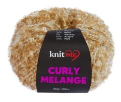 KnitMe Curly Melange Bej Krem- KCM52