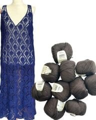 Yazlık Çilek Elbise Kiti + Workshop / Siyah