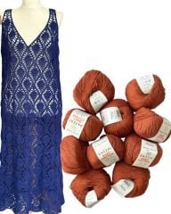 Yazlık Çilek Elbise Kiti + Workshop / Kiremit