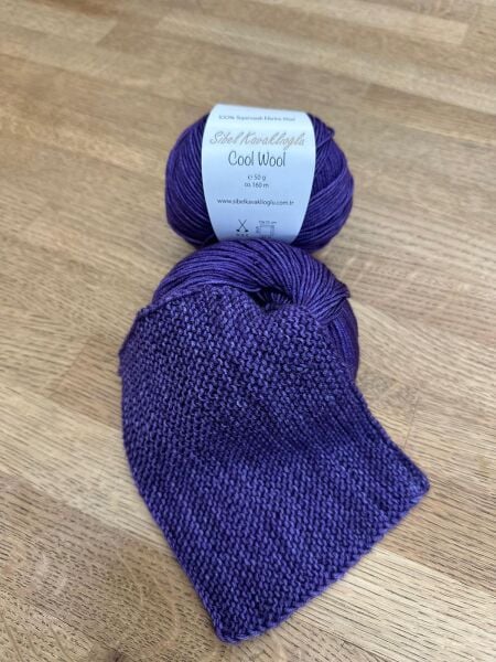 Cool Wool by Sibel Kavaklıoğlu 09 Mor %100 Merino Yünü İpi