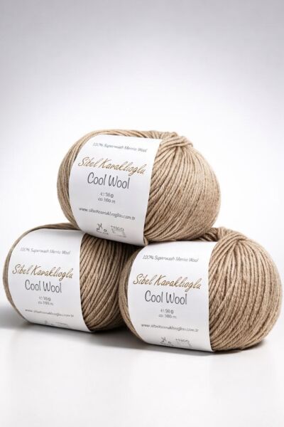 Cool Wool by Sibel Kavaklıoğlu 03 Vizon %100 Merino Yünü İp
