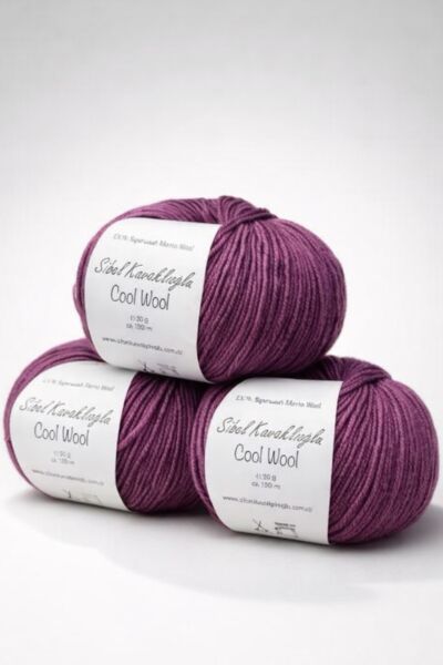 Cool Wool by Sibel Kavaklıoğlu 08 Pembe %100 Merino Yünü İp