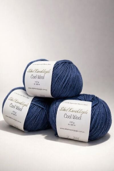 Cool Wool by Sibel Kavaklıoğlu 07 Lacivert %100 Merino Yünü İp
