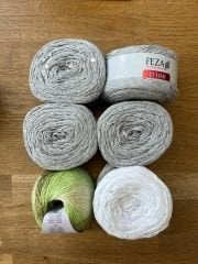 Yazlık ör karıştır pullu bluz kiti-7