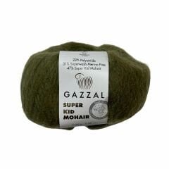 Gazzal Super Kid Mohair / Haki - 64402