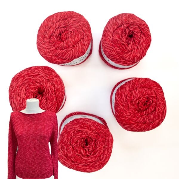 Apolet Omuz Bluz Kiti Kırmızı