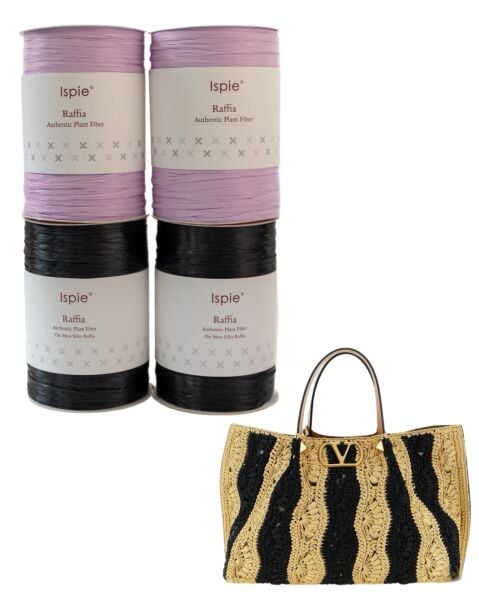 İspie Rafya Valentino Çanta Kiti No 3