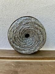 Pelur Natura Gümüş Metalik Rafya
