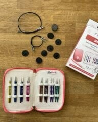 KnitPro Zing Ucu Değiştirilebilir Misinalı Örgü Şiş Seti (10 cm)