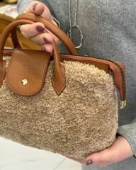 Camel Peluş Çanta