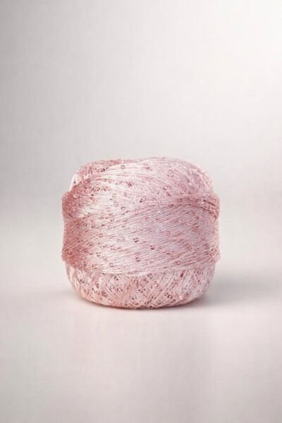 Küçük Pul Örgü İpi Pembe