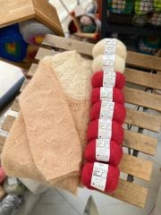 Mohair Yakadan Başlama Bluz Kiti M Beden