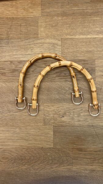 12 cm Bambu Çanta Sapı - Çift