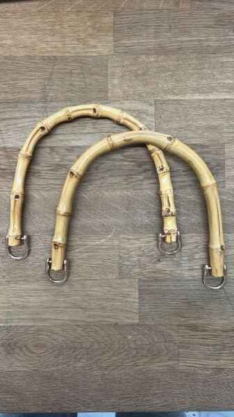 15 cm Bambu Çanta Sapı - Çift