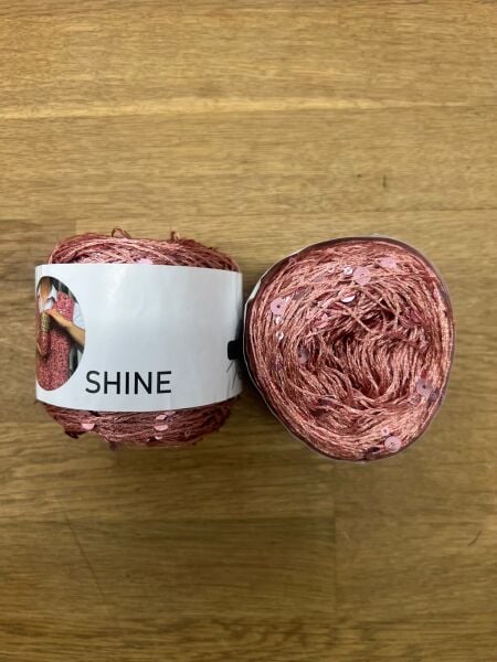 Shine Pullu İplik - Gül Kurusu