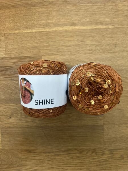 Shine Pullu İplik - Tarçın