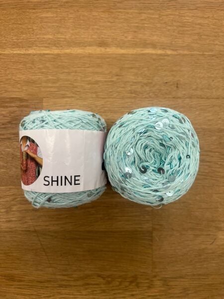Shine Pullu İplik - Mint Yeşili
