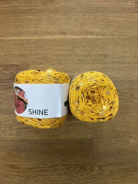Shine Pullu İplik - Sarı