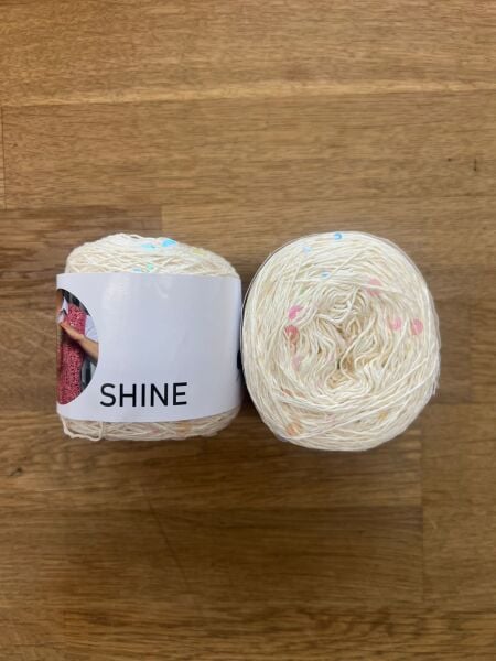 Shine Pullu İplik - Ekru