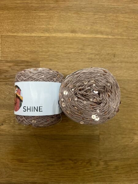 Shine Pullu İplik - Sütlü Kahve
