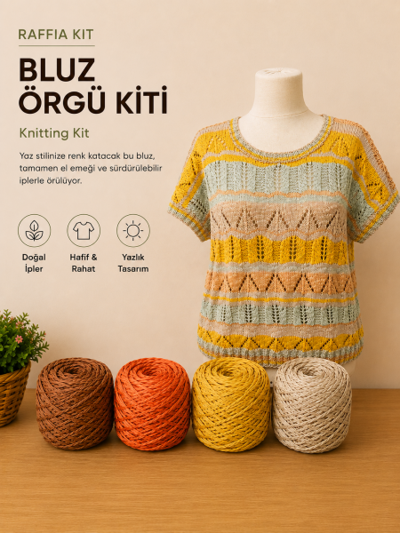 Bluz Örgü Kiti