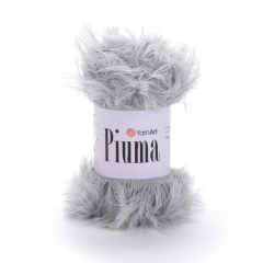 YARNART PIUMA - EL ÖRGÜ İPİ GRİ - 4406