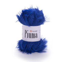 YARNART PIUMA - EL ÖRGÜ İPİ MAVİ - 4415