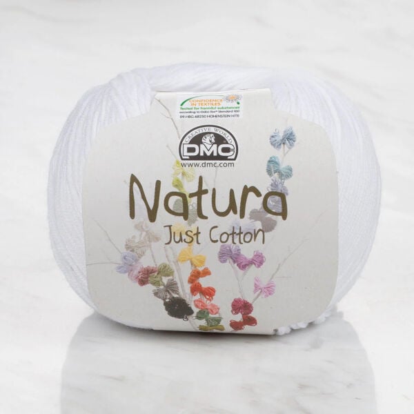 DMC Natura Just Cotton El Örgü İpi N01