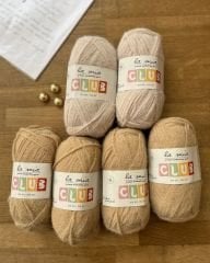 Crop Hırka Kiti & Anlatımı / Karamel-Krem (36/38)
