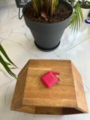 Kırmızı Renkli Deri Mezura