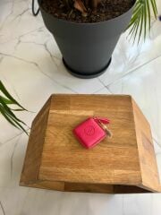 Kırmızı Renkli Deri Mezura