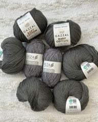 Çıtır Bluz Kiti / Koyu Gri (40-42 Beden)