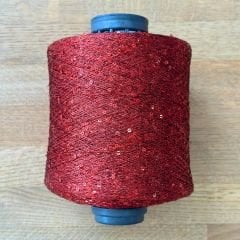 Pullu İp / Kırmızı - 100 gr