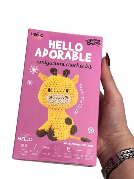 Hello Giraffe Amigurumi Kit