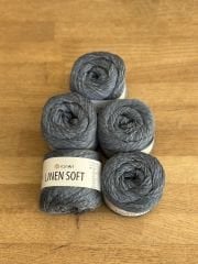 Mavi bluz kiti linen