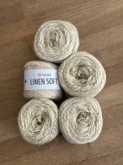 Mavi bluz kiti linen soft