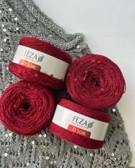 Pullu Zikzak Bluz Kiti + Anlatım / Bordo (S/M)