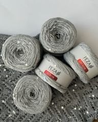 Pullu Zikzak Bluz Kiti + Anlatım / Gri (M/L)