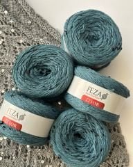 Pullu Zikzak Bluz Kiti + Anlatım / Turkuaz (M/L)