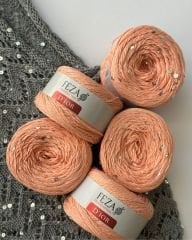 Pullu Zikzak Bluz Kiti + Anlatım / Yavruağzı (M/L)